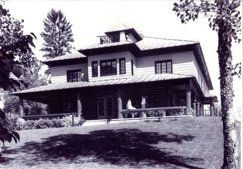 Front of Chateau showing original appearance; Museum of Northern History at the Sir Harry Oakes' Chateau