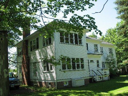 View of the rear of the house; Town of Tracadie-Sheila