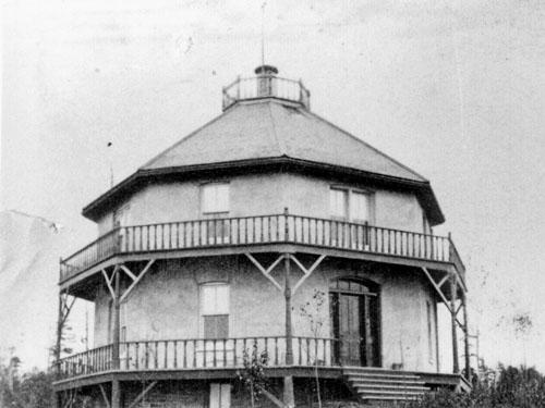 View of the west elevation.; Woodchester Villa Museum
