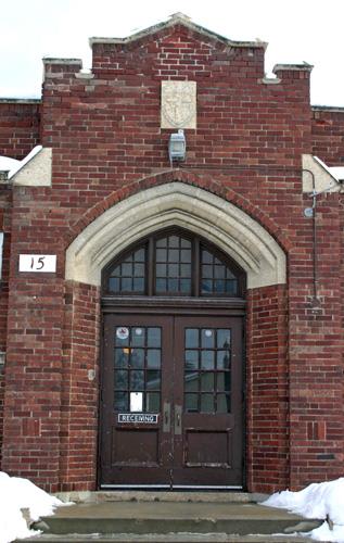 Detail of Sir Sam Steele School, Winnipeg, 2007; Historic Resources Branch, Manitoba Culture, Heritage and Tourism, 2007