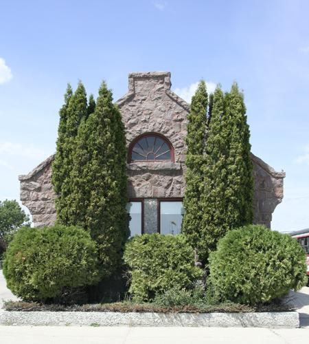 South elevation of the Greater Winnipeg Water District Railway Station, Winnipeg, 2006; Historic Resources Branch, Manitoba Culture, Heritage, Tourism and Sport, 2006