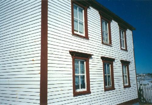 Front facade, Adam Mouland House, Bonavista, NL; HFNL 2005