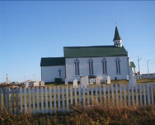 Photo view of St. Joseph’s Roman Catholic Cemetery and Church and Parish House, 2007/09/13; Courtesy of Town of Bonavista, 2007