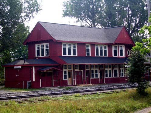 Vieille Gare de Coaticook; Ministère de la Culture, des Communications et de la Condition féminine, Jean-François Rodrigue, 2005