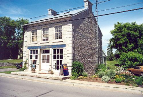View of main (west) and south elevations showing ashlar and rubblestone masonry – June 2000; OHT, 2000