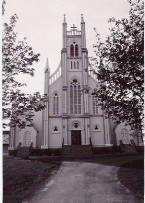 View of the façade; Town of St. Stephen