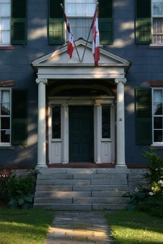 North facade, entrance detail; Susan Schappert, 2007
