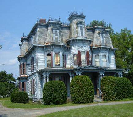View of the front façade; Town of St. Stephen