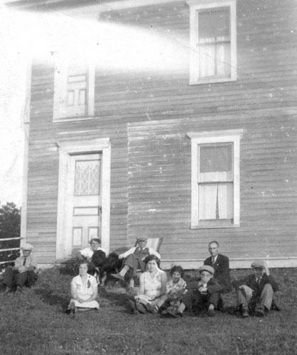 Members of the Bourque Family circa 1920; Acadian Research Centre
