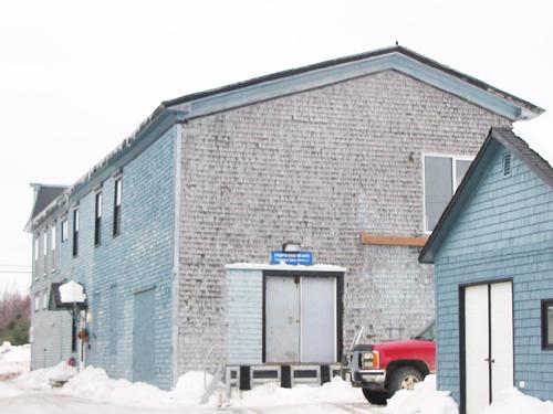 View of the rear of the building; Village of Rogersville