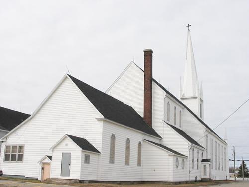 East and north façades; Village of Rogersville
