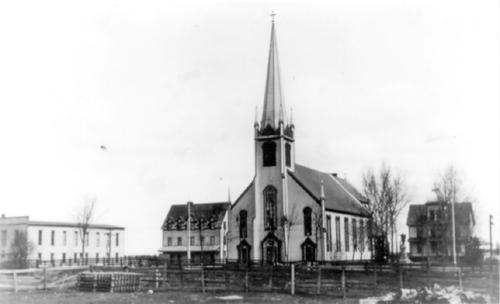 Historic image of main façade; Village of Rogersville