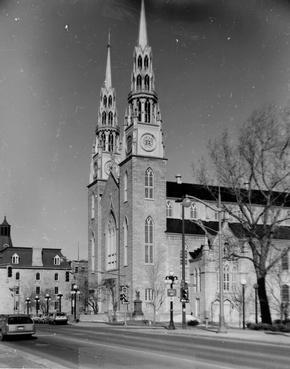 The oldest church in the city (1841-53) and the seat of the city's Roman Catholic archbishop.; City of Ottawa 2005