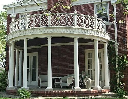Doric-columned side portico on the west facade, 2000; City of Windsor, Nancy Morand