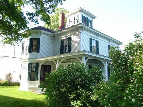 View of Winslow House, facing Main Street.; Carleton County Historical Society