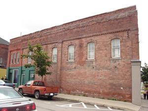 McLauchlan Building north elevation.; Carleton County Historical Society
