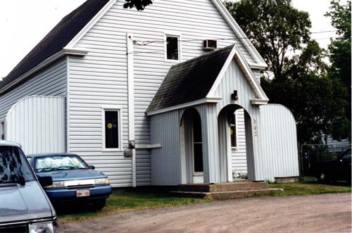 View prior to the expansion in 1994; Claudette Melanson