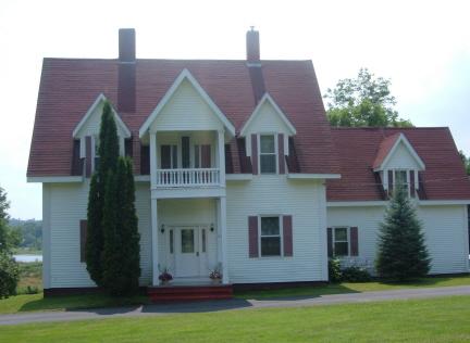 View of the front façade; Town of St. Stephen