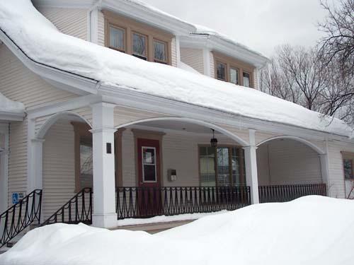 Side view of the house.; Madawaska Historical Society