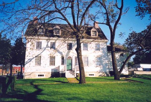 View of the west facade showing the kitchen wing to the south; OHT, September 2000
