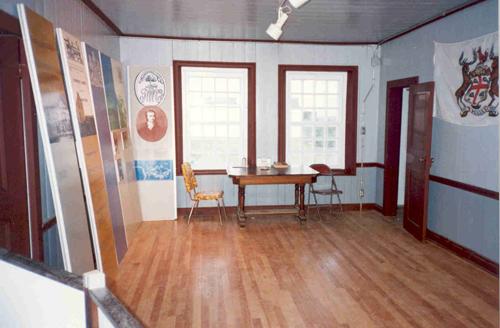 Interior view of the north gathering room on the first floor – September 1992; OHT, 1992