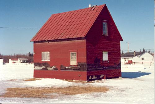 McLeod House before restoration; OHT, 1991