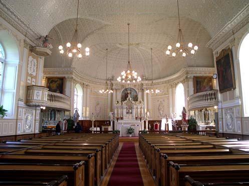 Intérieur de l'église de Sainte-Famille; Conseil du patrimoine religieux du Québec, 2003