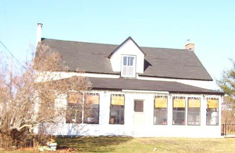Alex McKillop Homestead, front elevation, 2006.; City of Miramichi