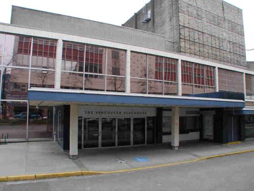 Exterior view of the Queen Elizabeth Theatre; City of Vancouver, 2006