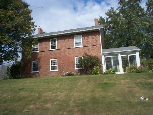 South facade, Enos Lundy House from St. John's Sideroad; Michael Seaman, Town of Aurora