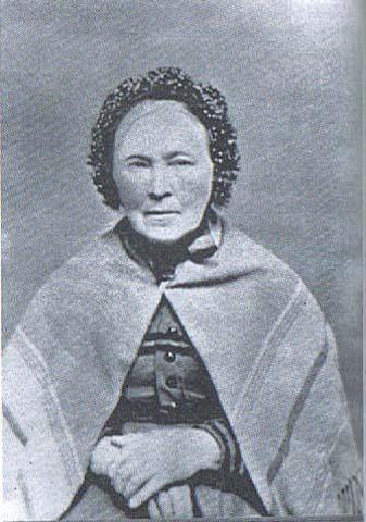 Mrs. Elizabeth (Montgomery) Gorman, portrait taken circa 1870.; Werstiuk