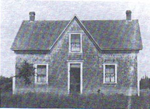 Front elevation, Gorman Homestead, later Fertiloam (Connell) Farm, prior to alterations circa 1900.; Werstiuk