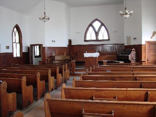 View of the interior from the main entrance.; Brett Quiring, 2007