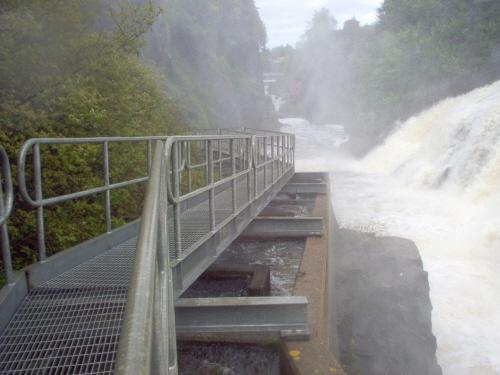 Image of the fish ladder; Norma Stewart