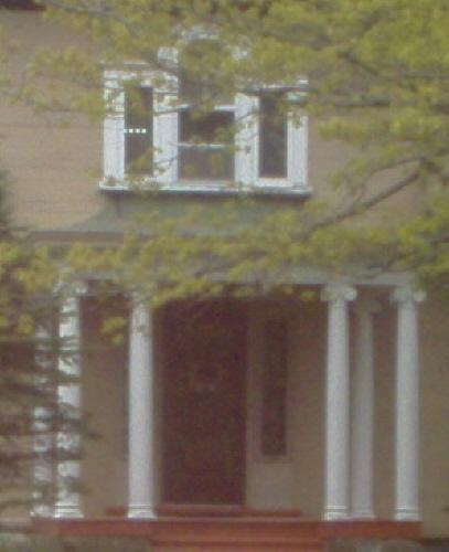 Main entrance; Norma Stewart