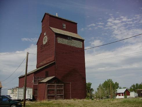 Searle Grain Company Grain Elevator Site Complex Provincial Historic Resource, Rowley (July 2003); Alberta Culture and Community Spirit, Historic Resources Management, 2003