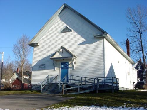 View of the front façade; Town of St. Stephen