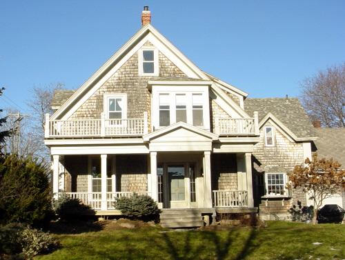 View of the front façade; Town of St. Stephen