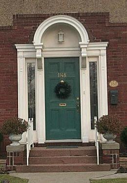 Front Door of the Kathleen Henderson House, 2005; City of Windsor, Nancy Morand