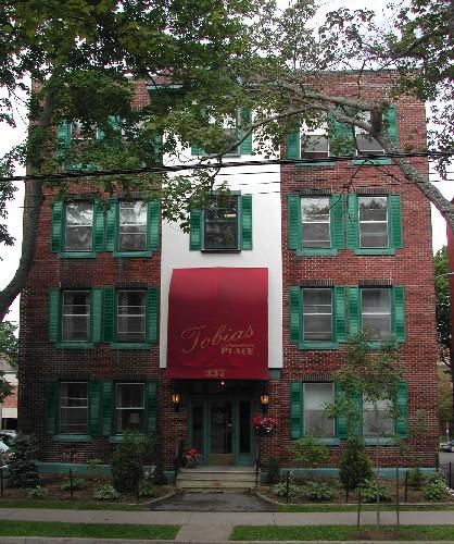 This photograph is a contextual view of the building on Germain Street, 2005.; City of Saint John