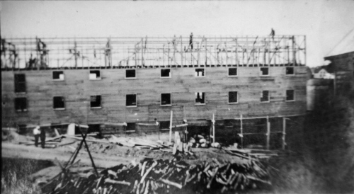Under construction, c. 1912; Garden of the Gulf Museum Collection