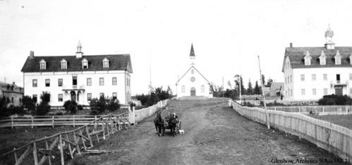 St. Bernard Mission (Church and Cemetery) Provincial Historic Resource, Grouard (circa 1913); Glenbow Archives, NA-2332-21