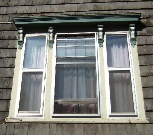 This image shows the tripart window, 2005.; City of Saint John