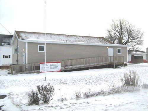 Side elevation of the Glace Bay Universal Negro Improvement Association Hall, Glace bay, NS, 2008.; Heritage Division, NS Dept. of Tourism, Culture and Heritage, 2008