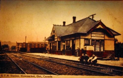 Newmarket Train Station, South West Elevation.; Heritage Newmarket, nd