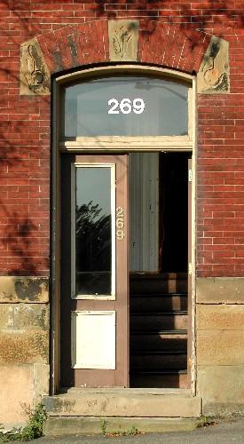 This image provides a view of the main entrance, 2005. ; City of Saint John