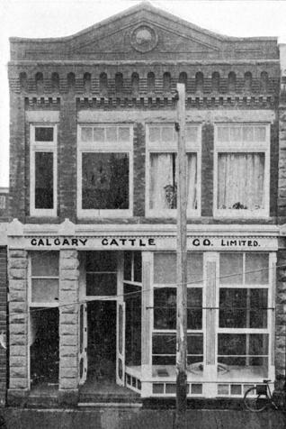 The Pioneer Meat Market Building, originally known as the Calgary Cattle Company Building (1903)
; Northwestern Journal of Progress, 1903, p.25