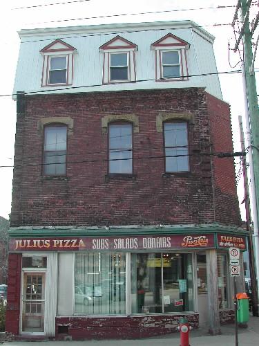 This photograph shows the Charlotte Street façade, 2005.; City of Saint John