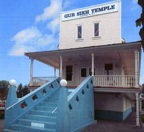 General view of the façade of Abbotsford Sikh Temple National Historic Site of Canada, 2008.; Khalsa Diwan Society, Abbotsford