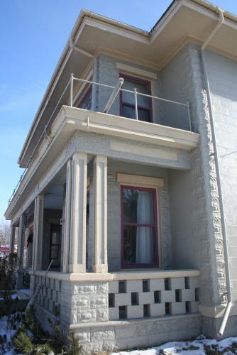 Showing quoins on corner of house; Province of PEI, 2007